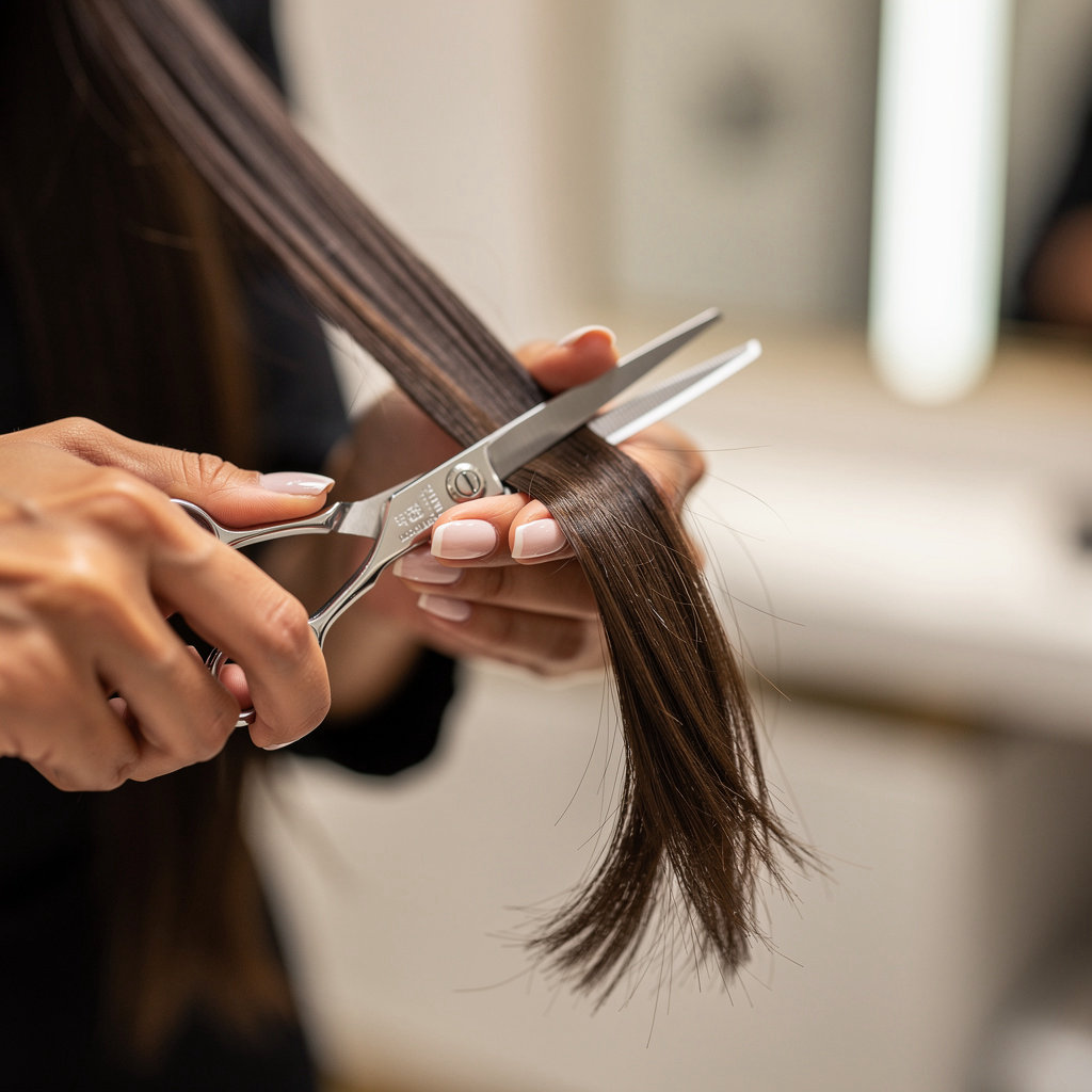 HAVEN SALON stylist providing expert hair coloring and styling services in Montecito