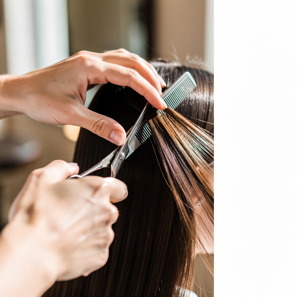 HAVEN SALON team of expert stylists and colorists collaborating in a modern Montecito salon